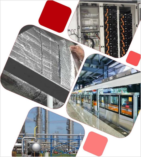 防火吸热毡应用领域