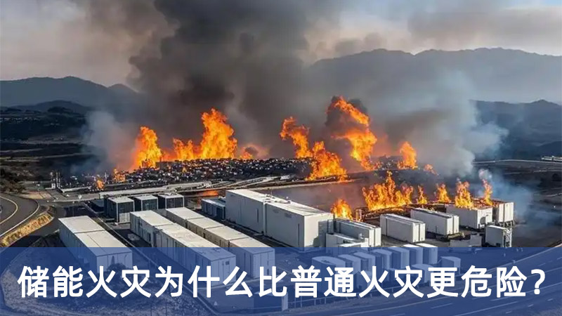 储能火灾为什么比普通火灾更危险？