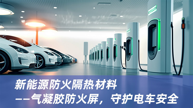 新能源防火隔热材料：气凝胶防火屏，守护电车安全