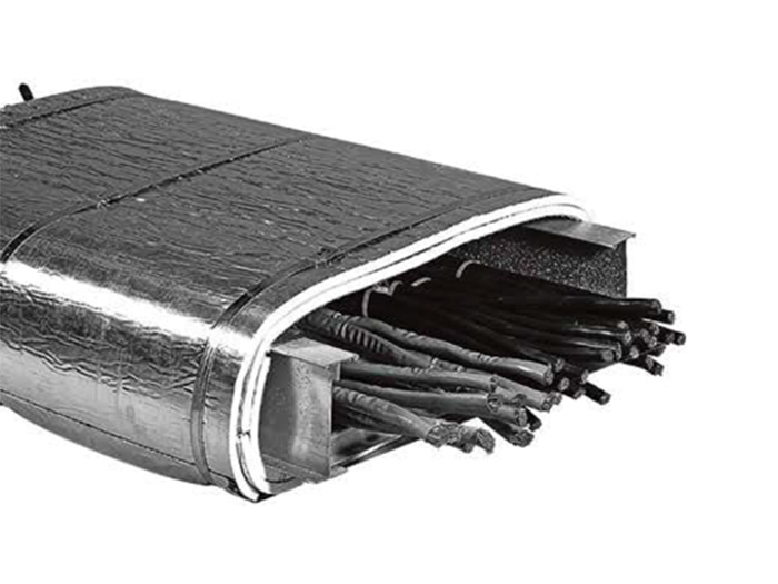 高压电缆陶瓷纤维包裹防火毯 高压电缆陶瓷纤维包裹防火毯