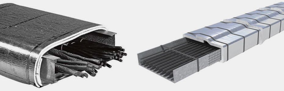 高压电缆陶瓷纤维包裹防火毯