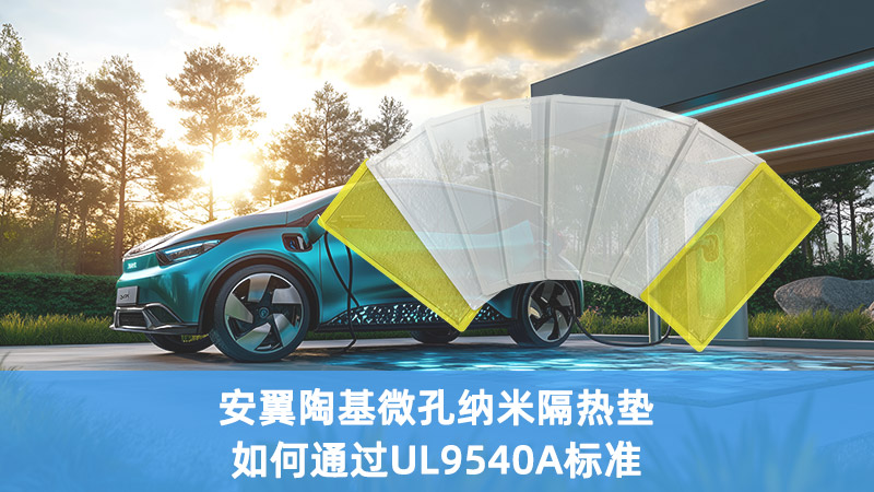 安翼陶基微孔纳米隔热垫如何通过UL9540A标准