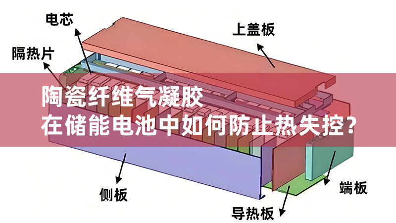 陶瓷纤维气凝胶在储能电池中如何防止热失控？