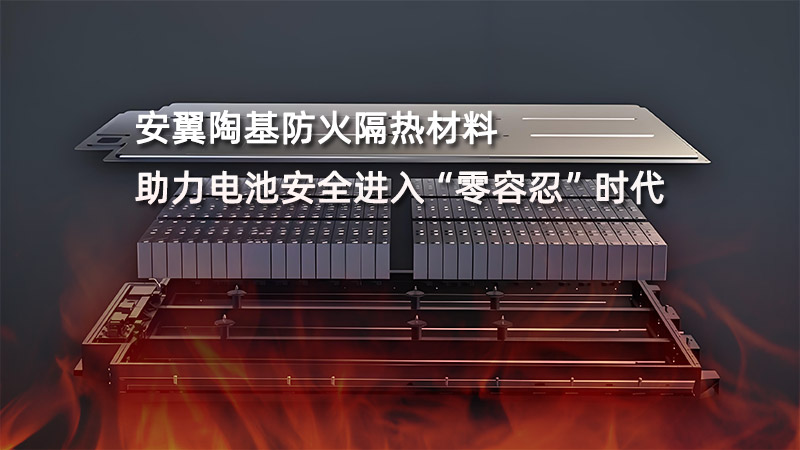 安翼陶基防火隔热材料：助力电池安全进入“零容忍”时代